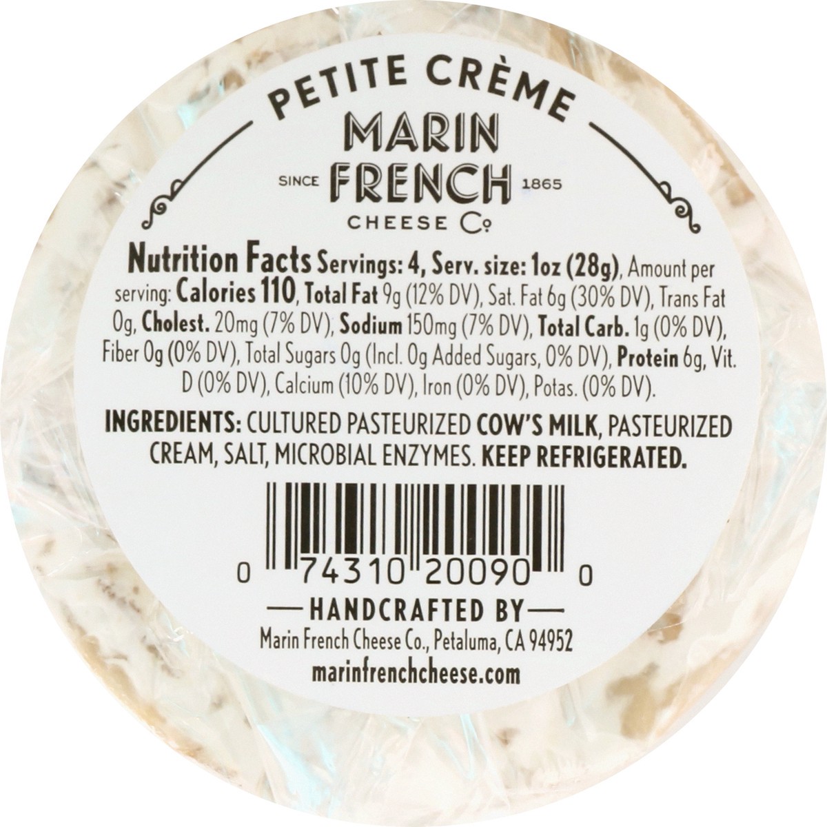 slide 2 of 9, Marin French Cheese Petite Creme Triple Creme Brie, 4 oz