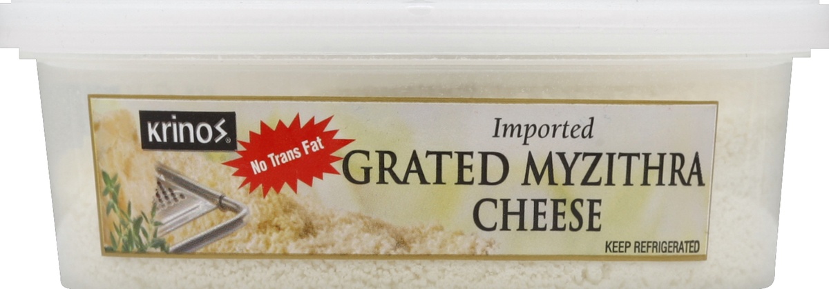 slide 2 of 3, Krinos Grated Myzithra Cheese, 4 oz