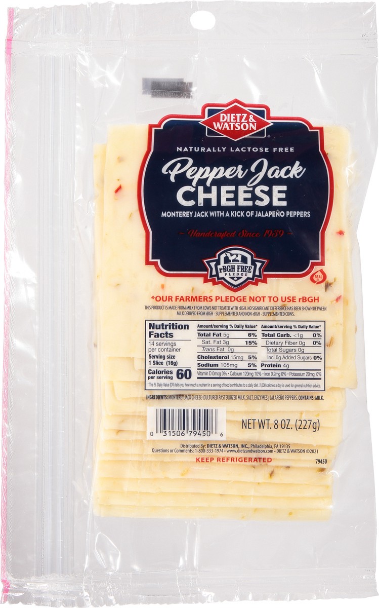 slide 6 of 9, Dietz & Watson Cheese Monterey Jack With Jalapeno - 8 Oz, 