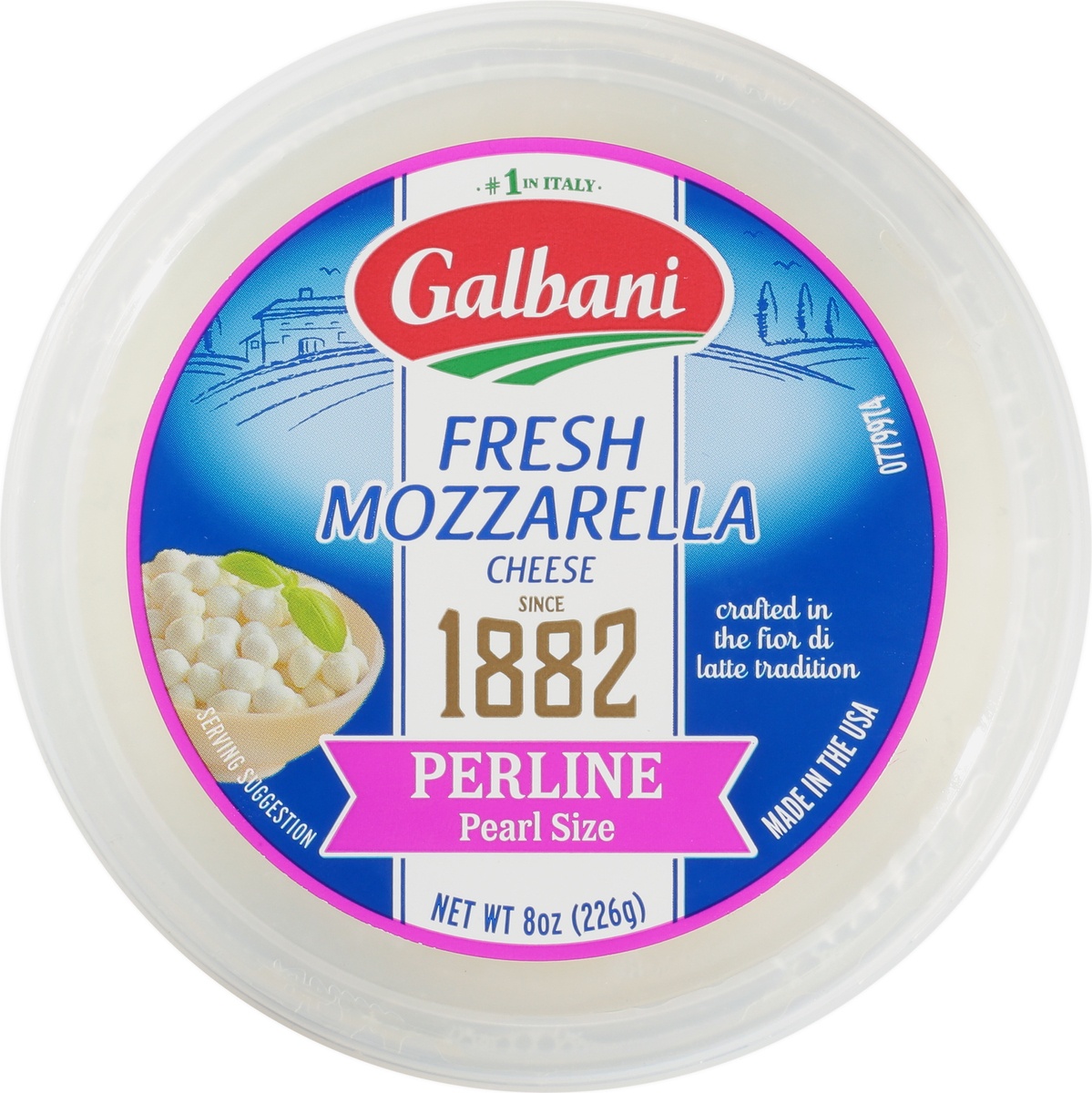 slide 9 of 9, Galbani Fresh Mozzarella Perlini, 8 oz