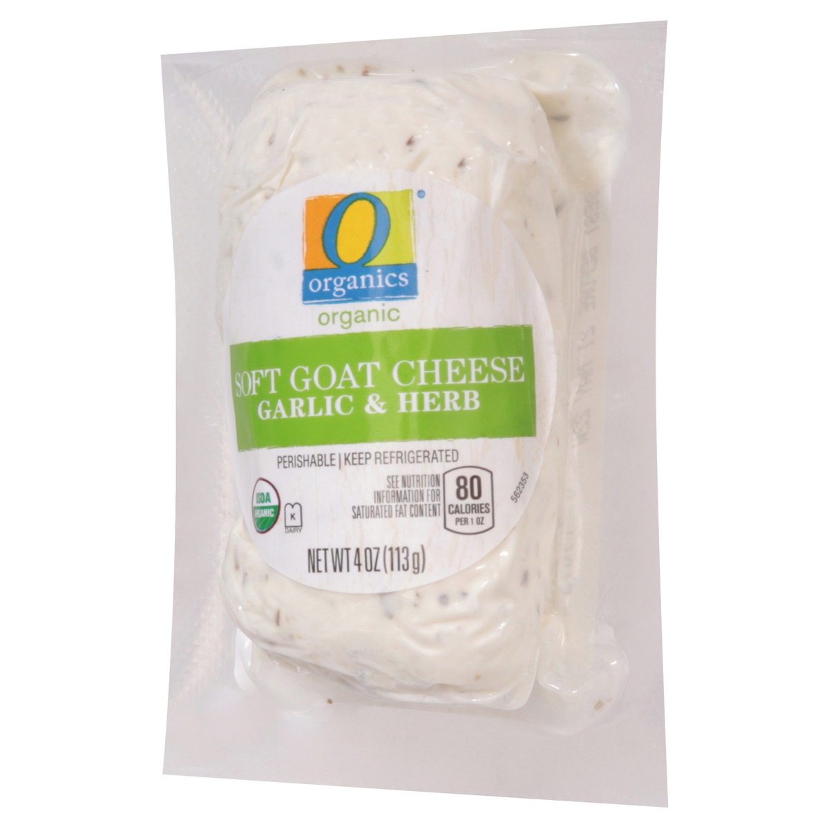slide 3 of 9, O Organics Organic Cheese Goat Garlic & Herb, 4 oz