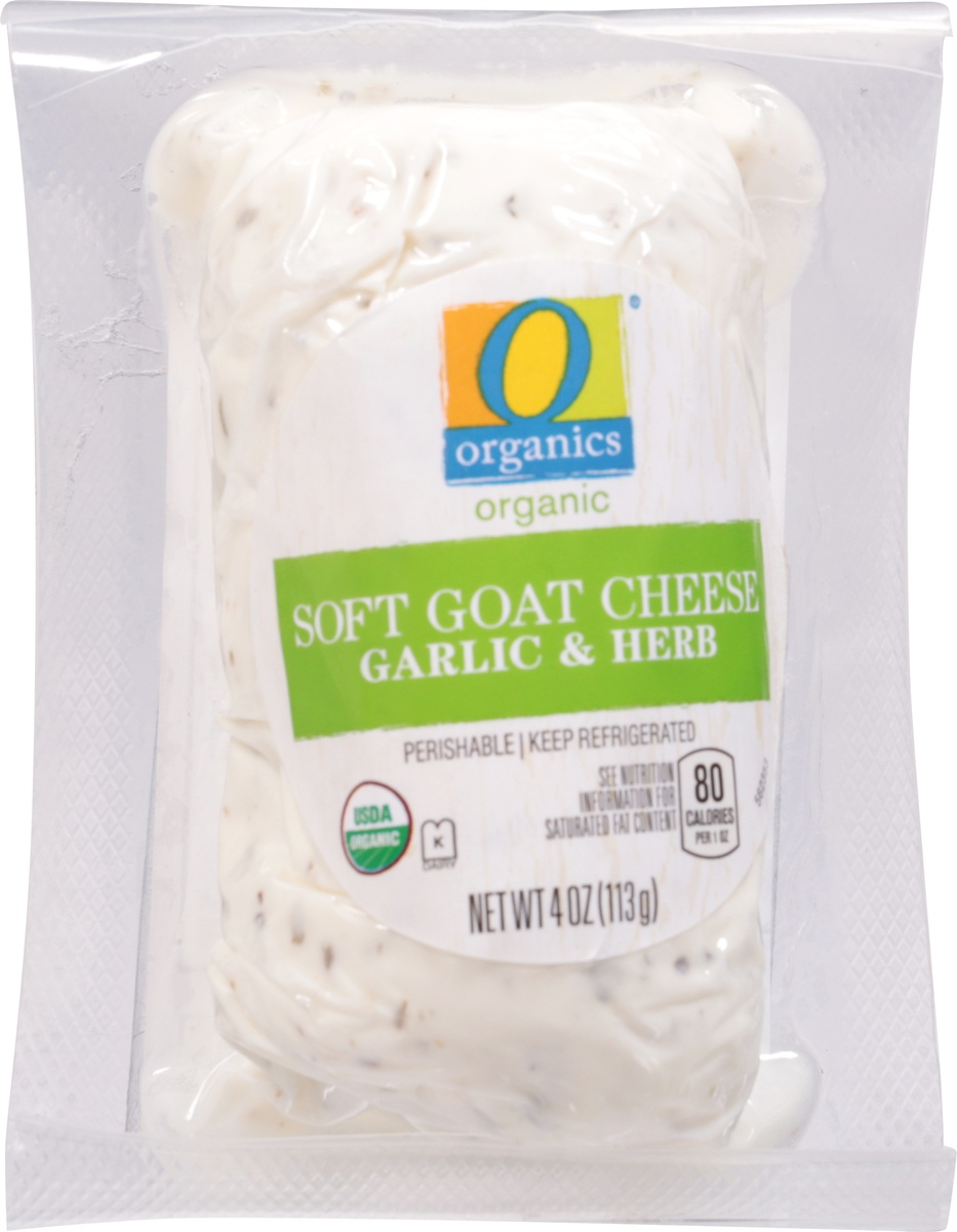 slide 6 of 9, O Organics Organic Cheese Goat Garlic & Herb, 4 oz