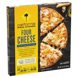California Pizza Kitchen Four Cheese Crispy Thin Crust Frozen Pizza 13.5 oz. Box