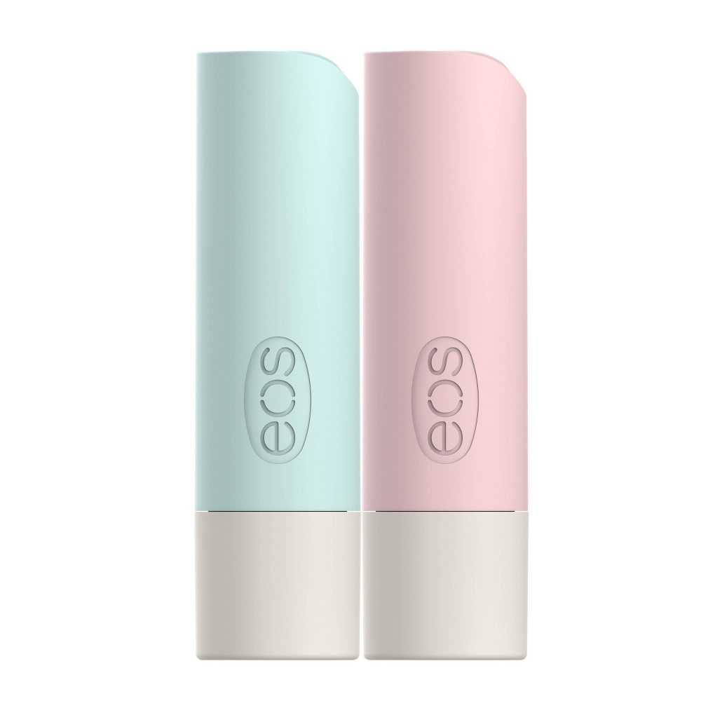 slide 2 of 4, eos Vanilla Twist & Peppermint Fluff Lip Balm Stick - 2pk/0.28oz, 2 ct; 0.28 oz