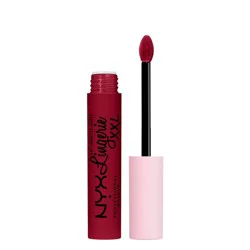 NYX Professional Makeup Lip Lingerie XXL Smooth Matte Liquid Lipstick - 16hr Longwear - 22 Sizzlin - 0.13 fl oz