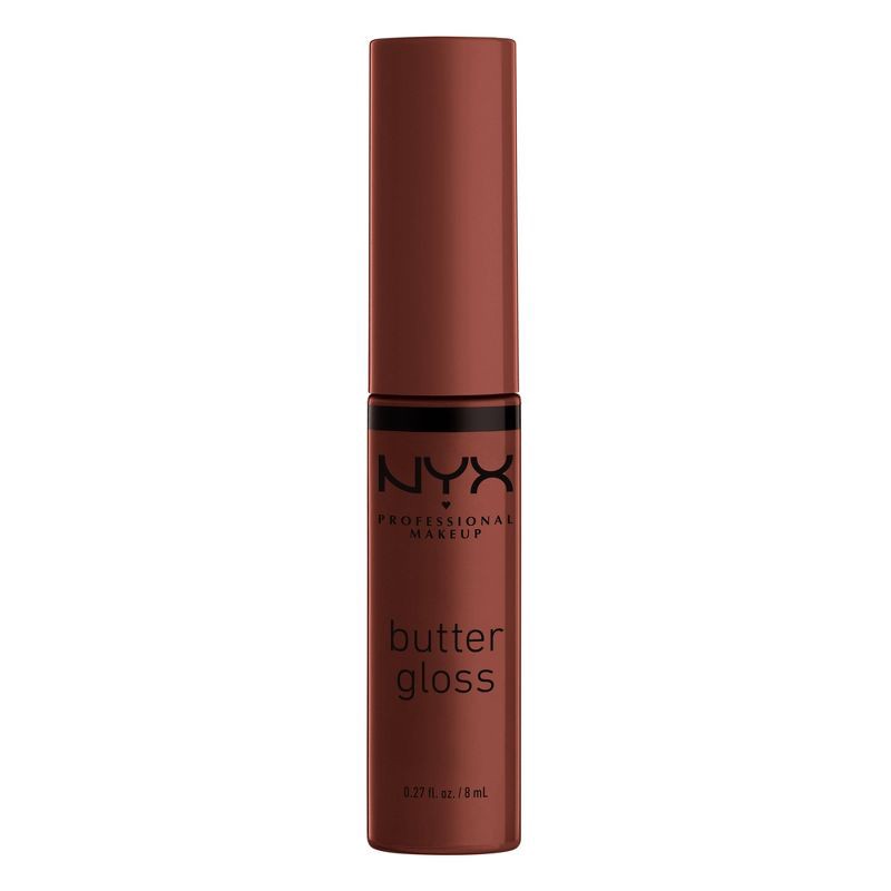 slide 5 of 8, NYX Professional Makeup Butter Lip Gloss - 51 Brownie Drip - 0.27 fl oz, 0.27 fl oz