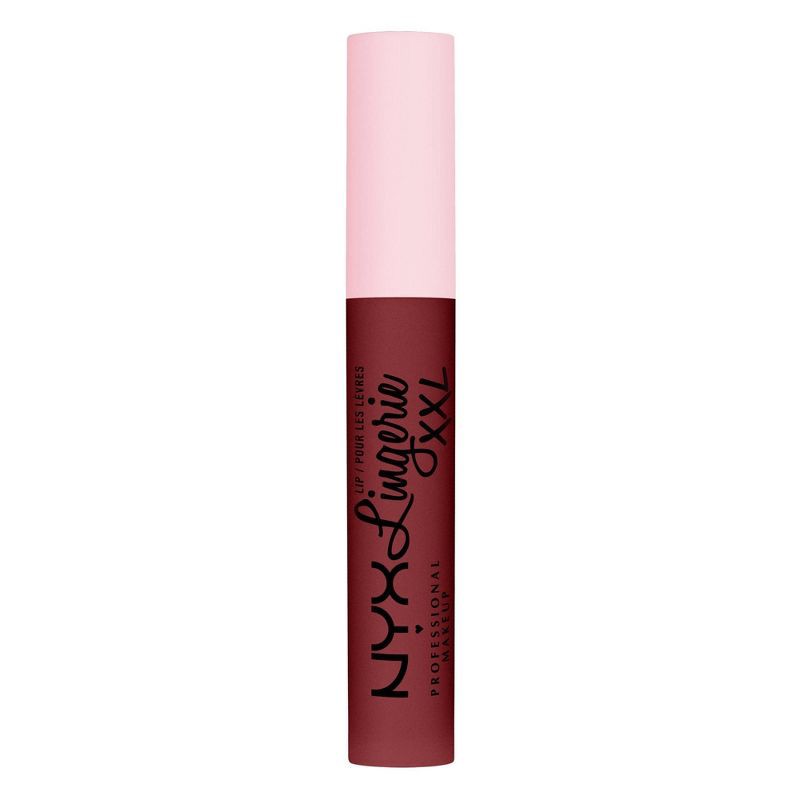 slide 2 of 9, NYX Professional Makeup Lip Lingerie XXL Smooth Matte Liquid Lipstick - 16hr Longwear - 24 Strip N Tease - 0.13 fl oz, 0.13 fl oz