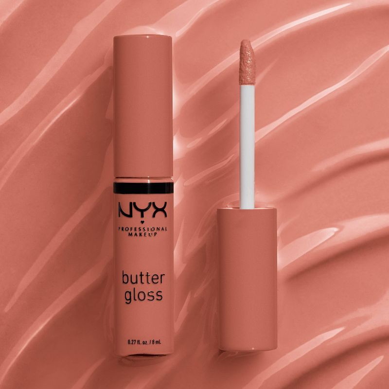 slide 2 of 8, NYX Professional Makeup Butter Lip Gloss - 45 Sugar High - 0.27 fl oz, 0.27 fl oz