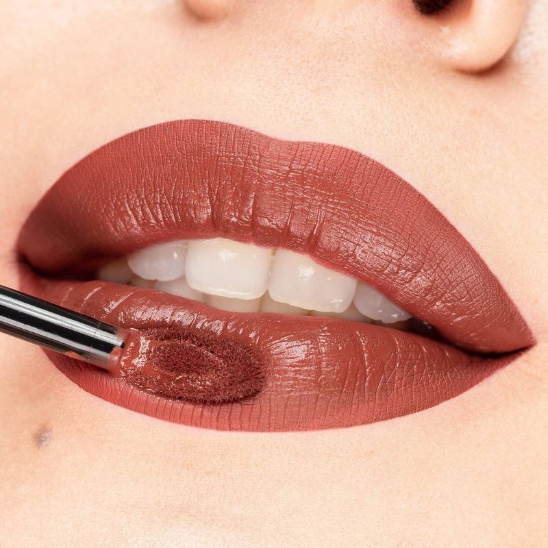 slide 5 of 9, NYX Professional Makeup Lip Lingerie XXL Smooth Matte Liquid Lipstick - 16hr Longwear - 08 Straps Off - 0.13 fl oz, 0.13 fl oz