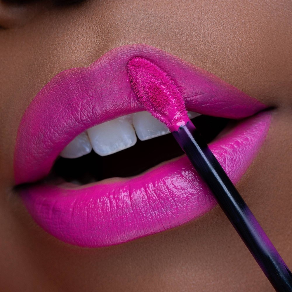 slide 8 of 9, NYX Professional Makeup Lip Lingerie XXL Smooth Matte Liquid Lipstick - 16hr Longwear - 19 Pink Hit - 0.13 fl oz, 0.13 fl oz