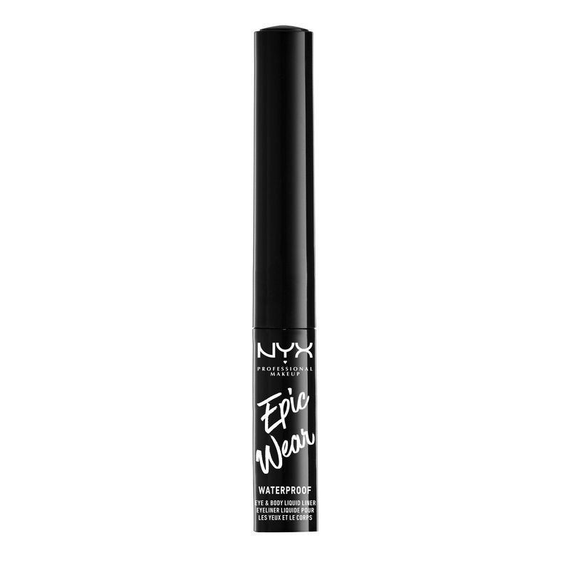 slide 2 of 3, NYX Professional Makeup Epic Wear Metallic Liquid Liner Long-lasting Waterproof Eyeliner - Black Metal - 0.12 fl oz, 0.12 fl oz