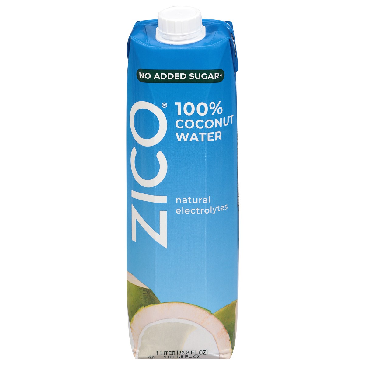 slide 1 of 4, Zico No Added Sugar 100% Coconut Water 33.8 fl oz, 33.8 fl oz