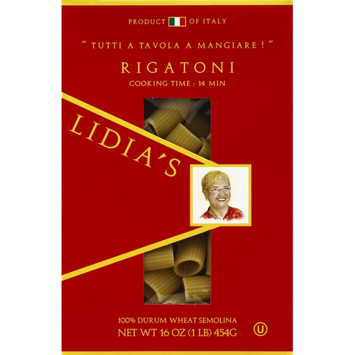 slide 1 of 1, Lidia's Lidias Pasta Rigatoni Box - 16 Oz, 16 oz