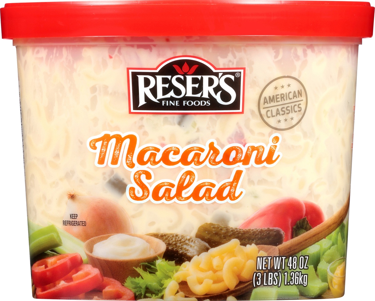 slide 4 of 7, Reser's Macaroni Salad, 48 oz