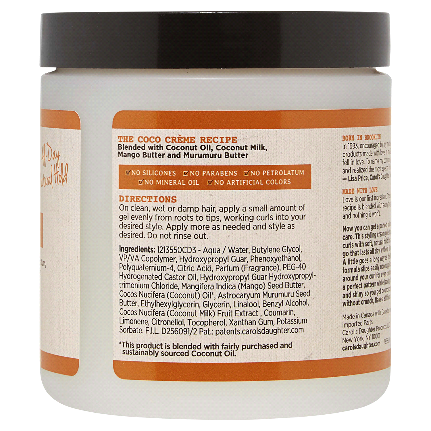 slide 2 of 2, CAROLS DAUGHTER Carols Daughter Coco Crme Coco Creme Curl Shaping Cream Gel with Coconut Oil, 16 oz