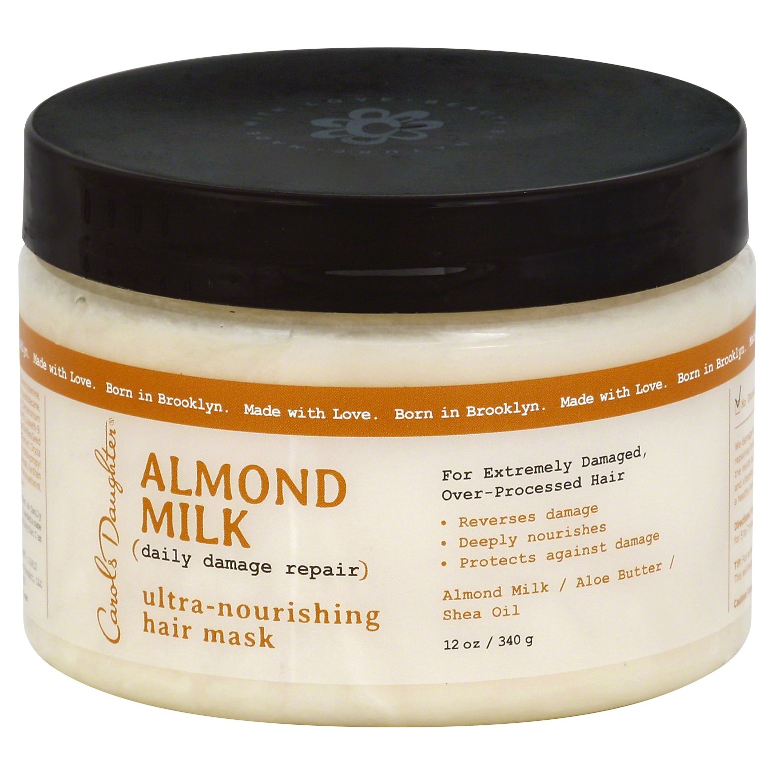 slide 1 of 6, Carol's Daughter Almond Milk Daily Damage Repair Ultra Nourishing Hair Mask, 12 oz