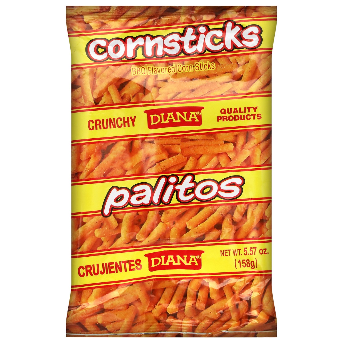 slide 1 of 1, Diana Palitos BBQ Flavored Corn Sticks 5.57 oz, 5.89 oz