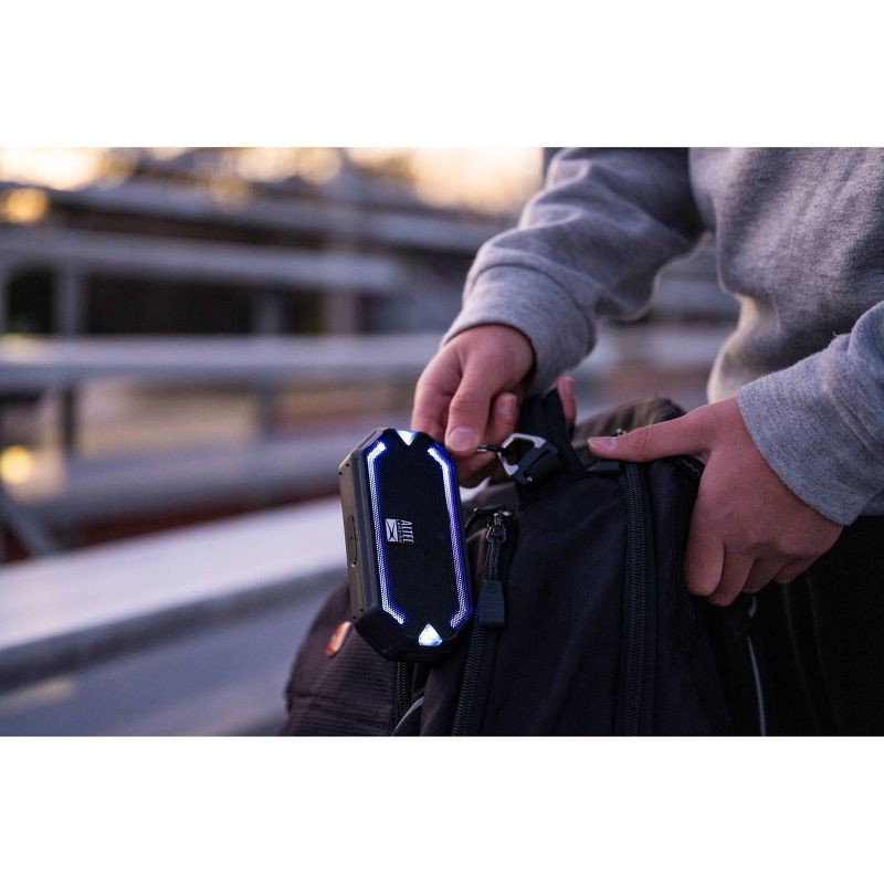 slide 6 of 10, Altec Lansing HydraMini Waterproof Bluetooth Speaker - Black, 1 ct