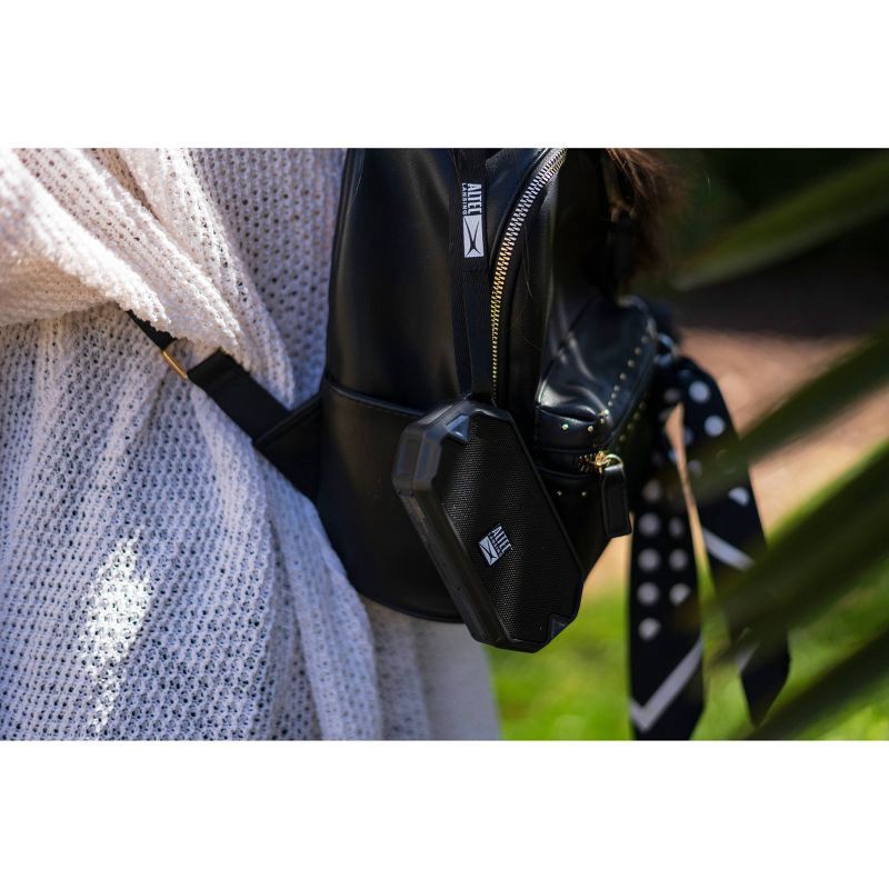 slide 7 of 10, Altec Lansing HydraMini Waterproof Bluetooth Speaker - Black, 1 ct