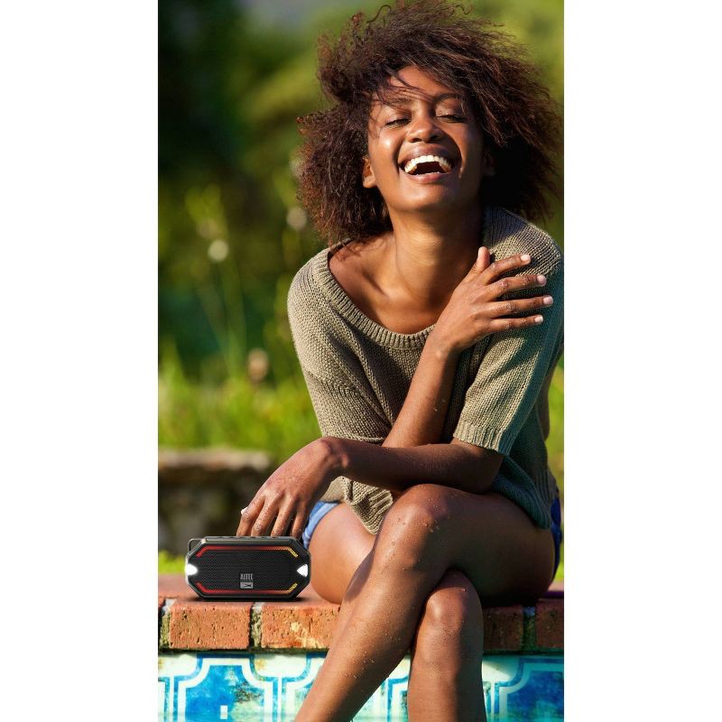 slide 10 of 10, Altec Lansing HydraMini Waterproof Bluetooth Speaker - Black, 1 ct