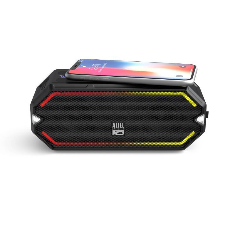 slide 3 of 14, Altec Lansing HydraBlast Waterproof Bluetooth Speaker - Black, 1 ct
