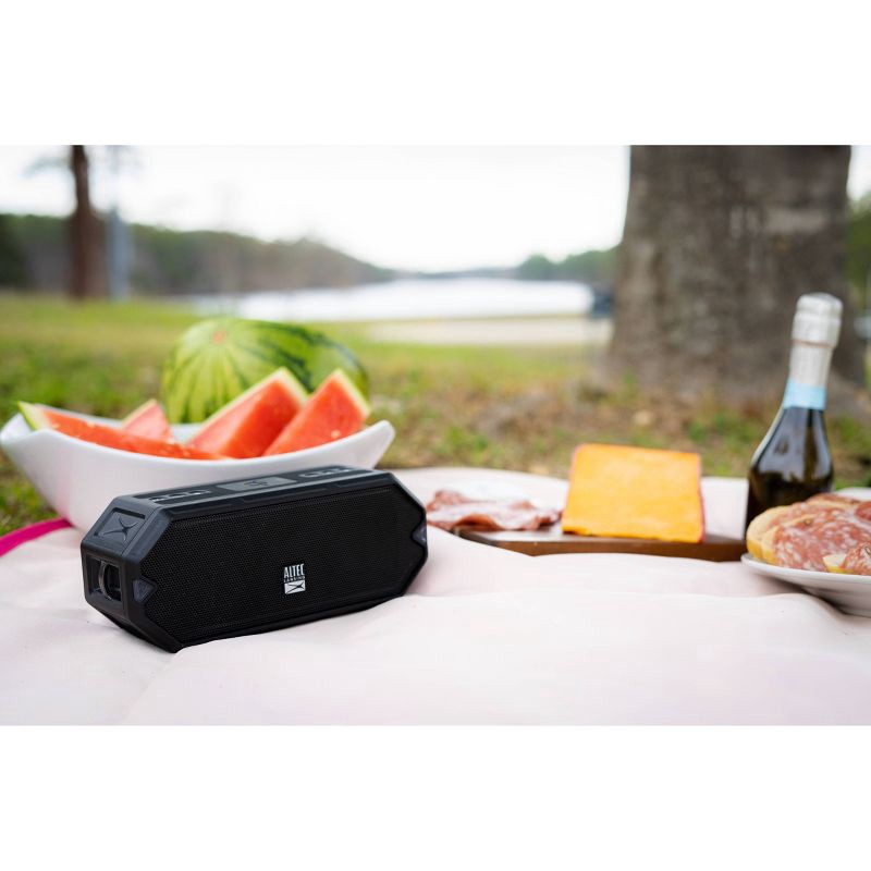 slide 12 of 14, Altec Lansing HydraBlast Waterproof Bluetooth Speaker - Black, 1 ct
