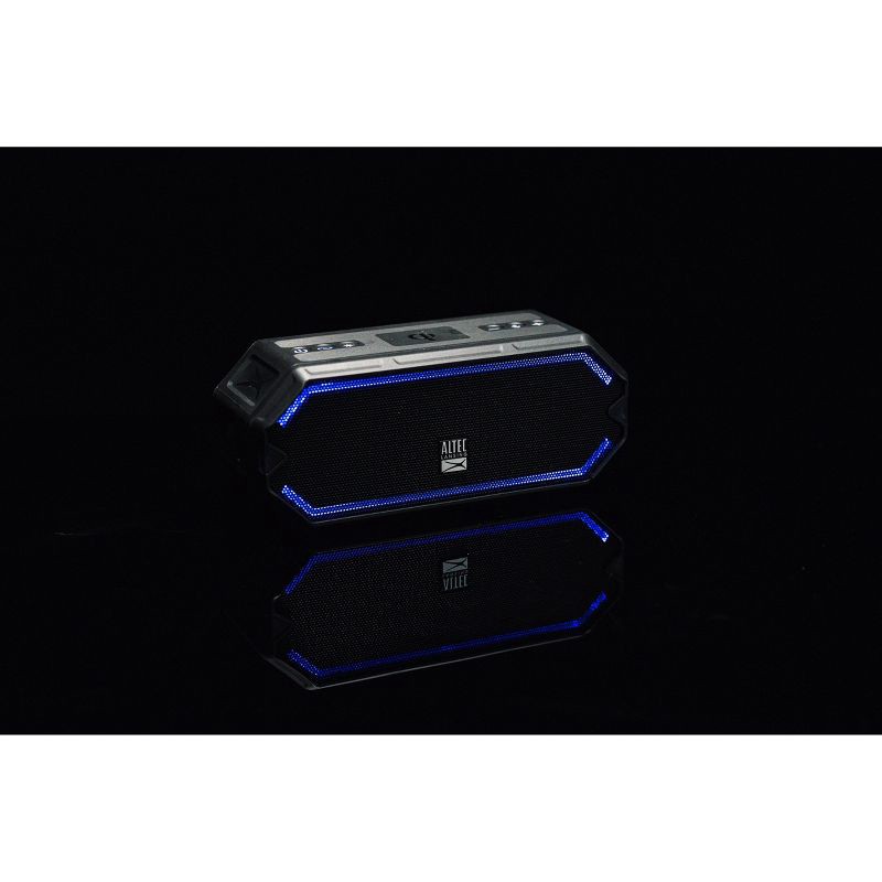 slide 10 of 14, Altec Lansing HydraBlast Waterproof Bluetooth Speaker - Black, 1 ct