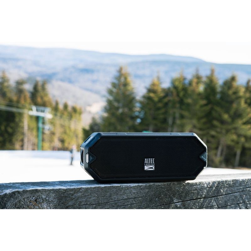 slide 7 of 10, Altec Lansing HydraJolt Waterproof Bluetooth Speaker - Black, 1 ct