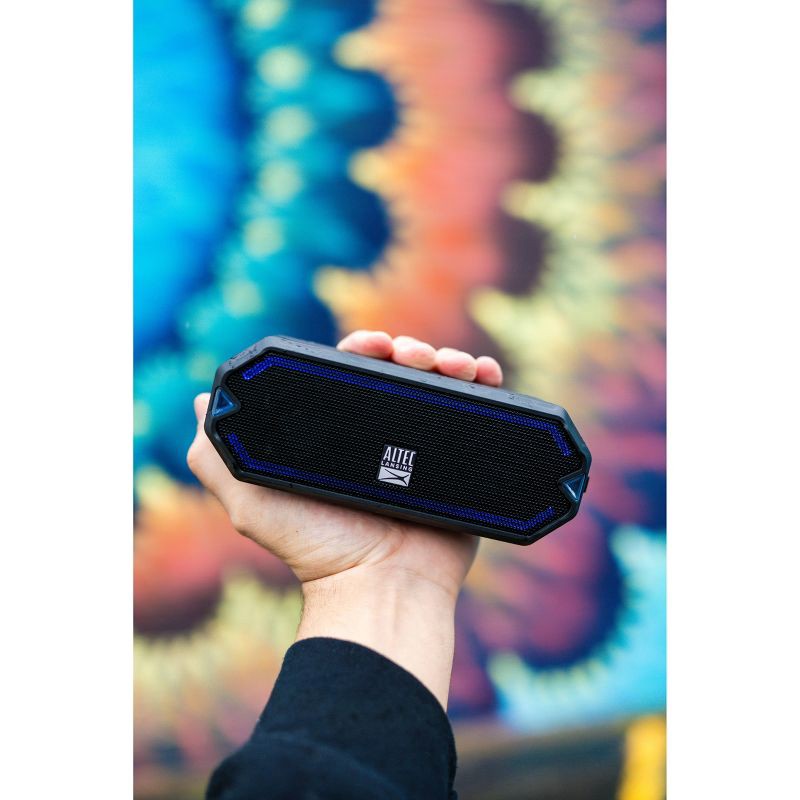 slide 9 of 10, Altec Lansing HydraJolt Waterproof Bluetooth Speaker - Black, 1 ct