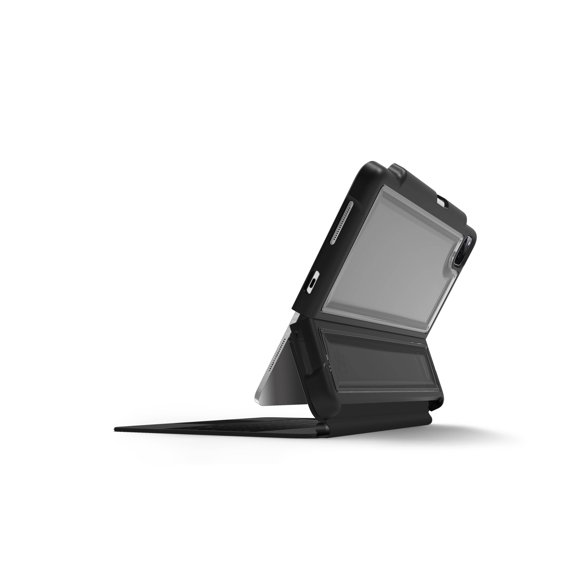 slide 1 of 4, STM Dux Shell Magic Folio Keyboard for iPad Pro 12.9" 4th Gen/12.9" 3rd Gen - Black, 1 ct