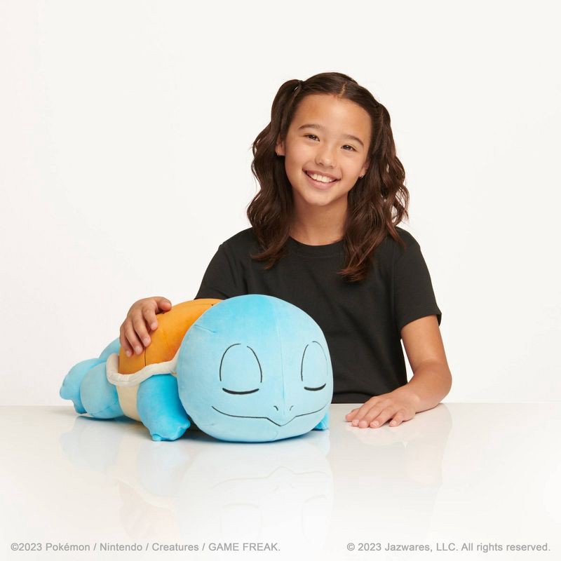 slide 4 of 5, Pokemon Squirtle Kids' Plush Sleeping Buddy, 1 ct