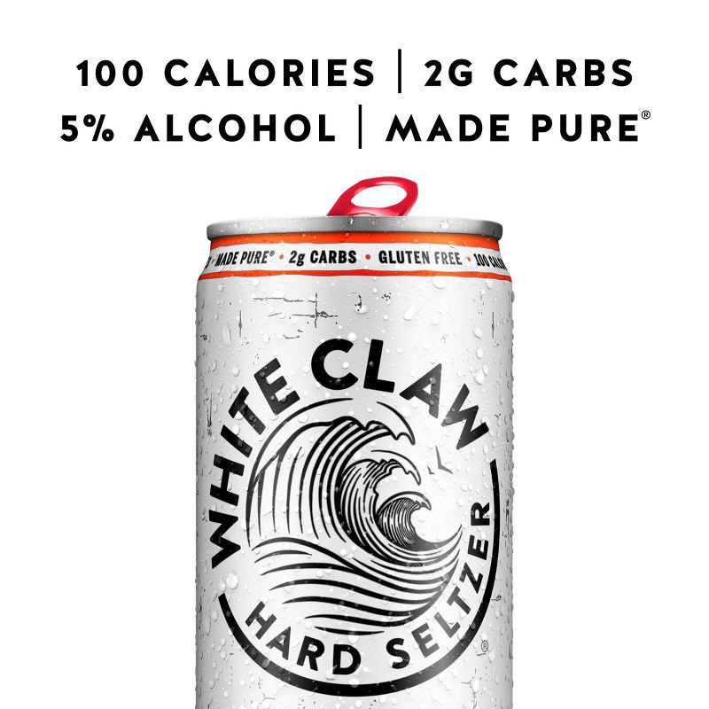 slide 2 of 6, White Claw Hard Seltzer Variety Pack #3 - 12pk/12 fl oz Cans, 3 x 12 ct, 12 fl oz