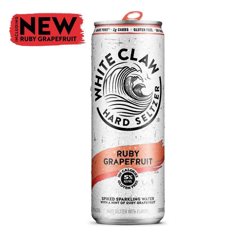 slide 4 of 6, White Claw Hard Seltzer Variety Pack #3 - 12pk/12 fl oz Cans, 3 x 12 ct, 12 fl oz