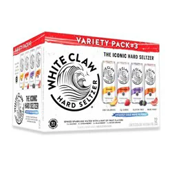White Claw Hard Seltzer Variety Pack #3 - 12pk/12 fl oz Cans
