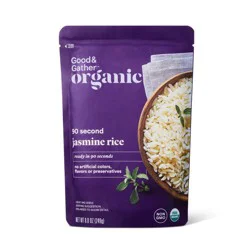 90 Second Organic Jasmine Rice Microwavable Pouch - 8.8oz - Good & Gather™