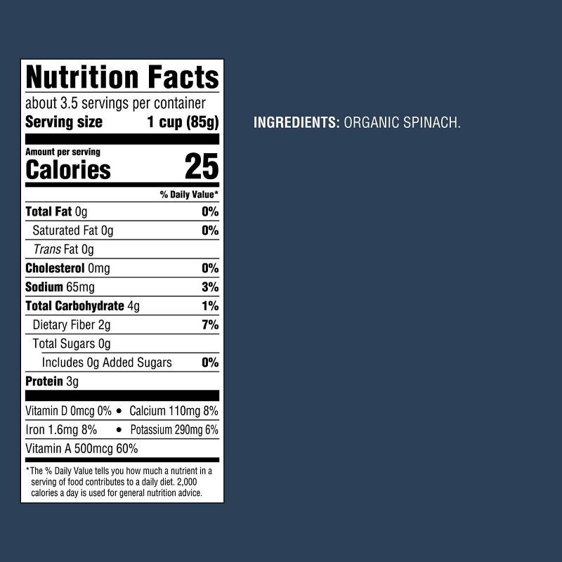 slide 4 of 4, Frozen Organic Spinach - 10oz - Good & Gather™, 10 oz