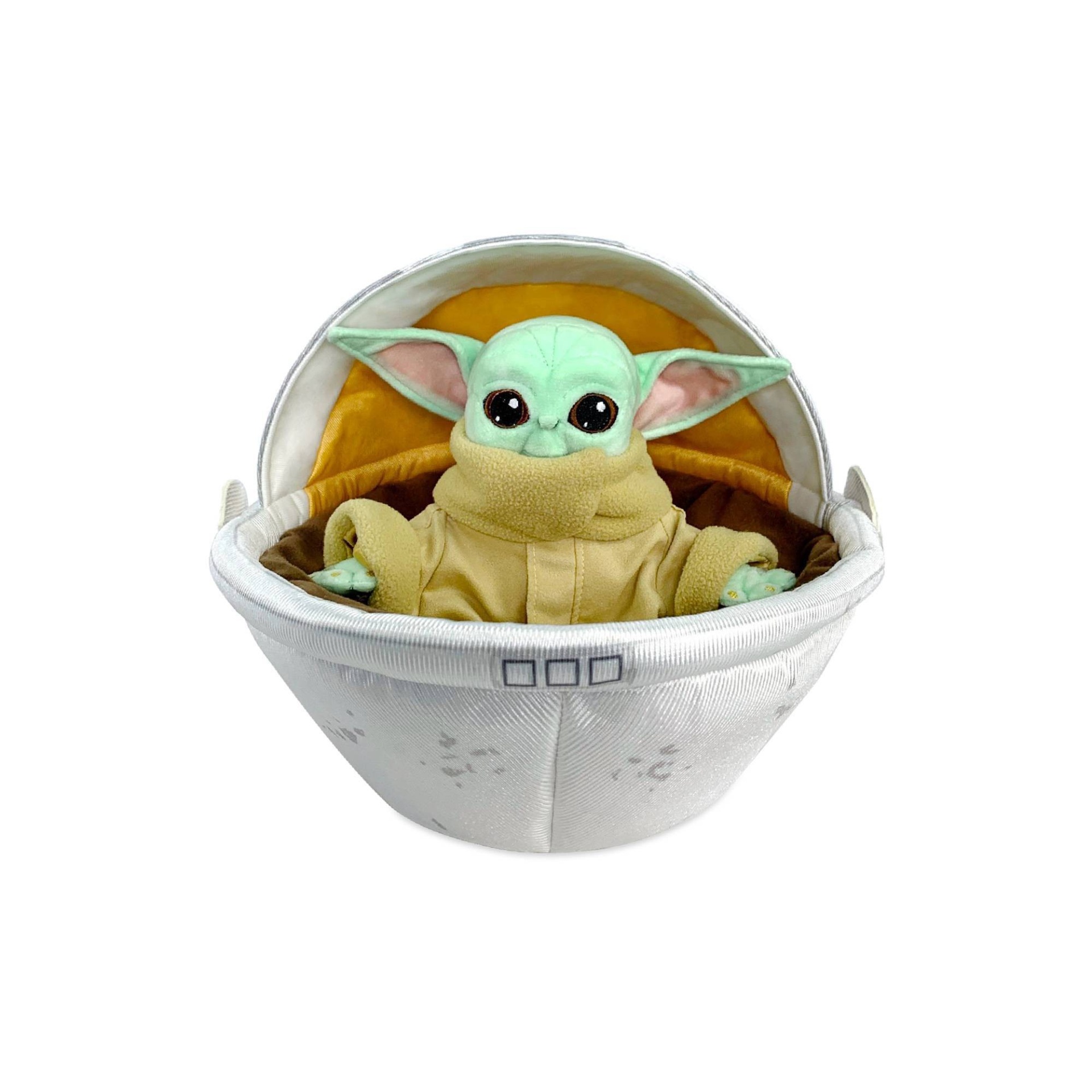 slide 1 of 5, Disney Star Wars: The Mandalorian 7.5in The Child Grogu Plush in Hover Pram, 1 ct