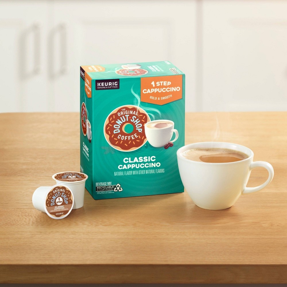 slide 6 of 9, The Original Donut Shop Classic Cappuccino Dark Roast Coffee - Single Serve Pods - 20ct, 20 ct