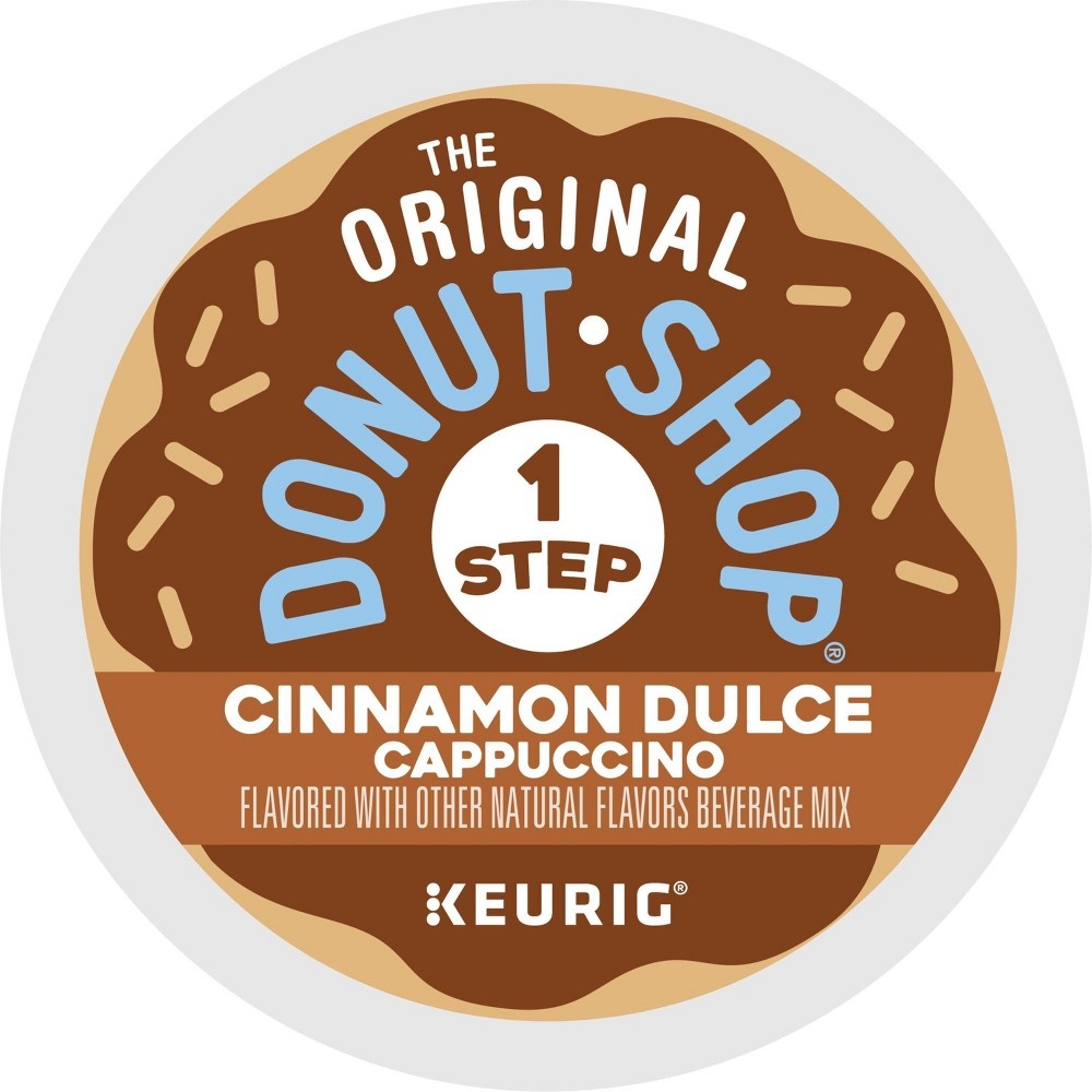 slide 3 of 9, The Original Donut Shop Cappuccino Cinnamon Dulce Dark Roast Coffee - Single Serve Pods - 20ct, 20 ct