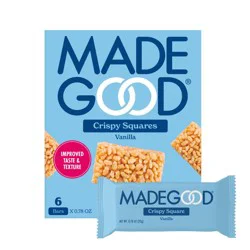 MadeGood Vanilla Crispy Squares - 6pk