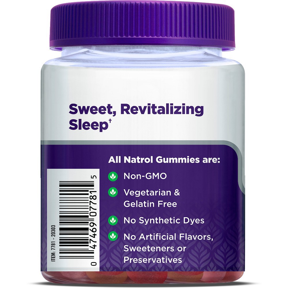 slide 2 of 6, Natrol Sleep + Beauty Sleep Aid Gummies - Raspberry - 60ct, 60 ct