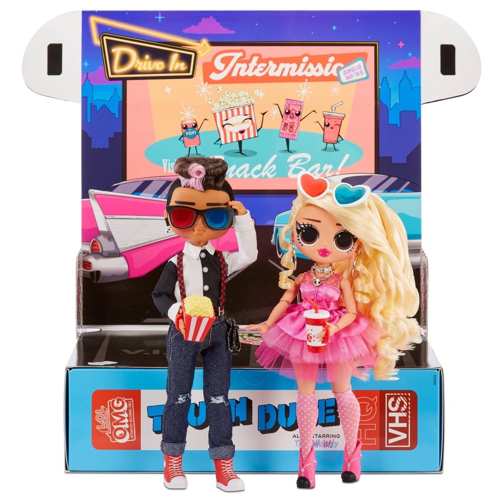 slide 7 of 7, L.O.L. Surprise! O.M.G. Movie Magic Tough Dude and Pink Chick Fashion Dolls, 2 ct