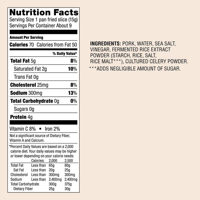 slide 4 of 4, Uncured No Sugar Thick Cut Bacon - 12oz - Good & Gather™, 12 oz