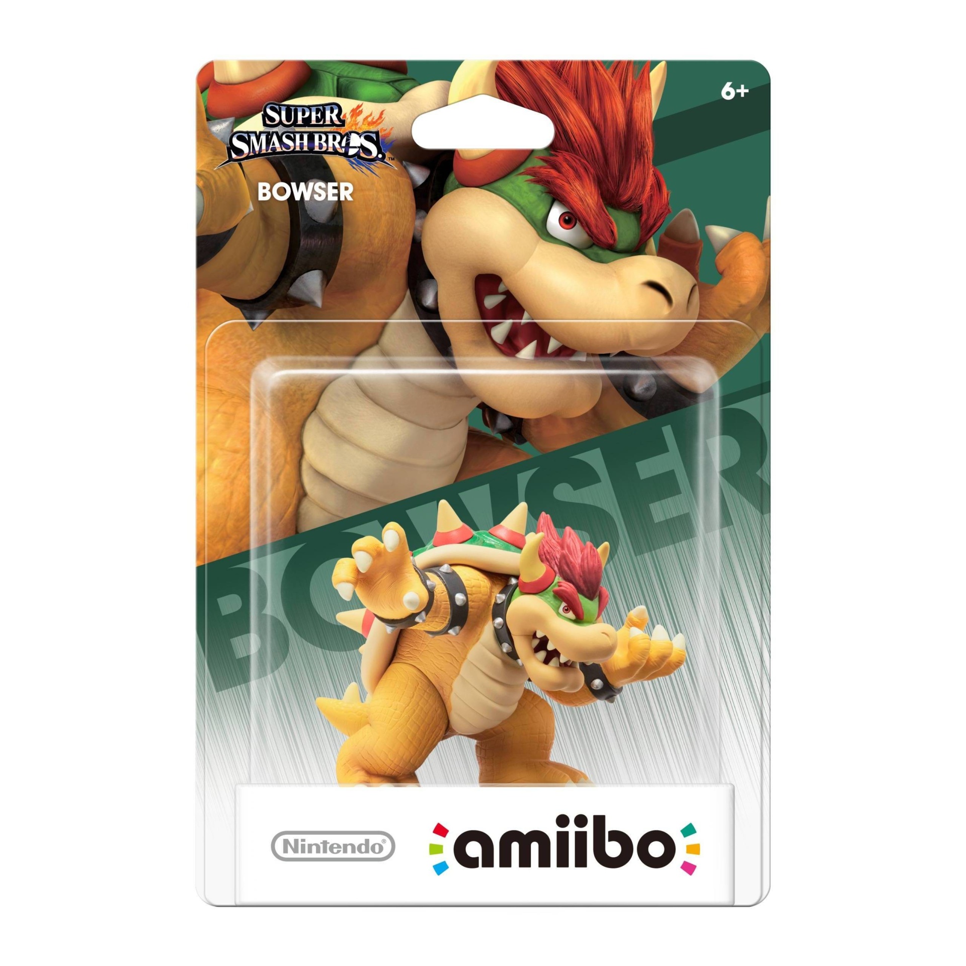 slide 1 of 2, Nintendo Super Smash Bros. amiibo Figure - Bowser, 1 ct