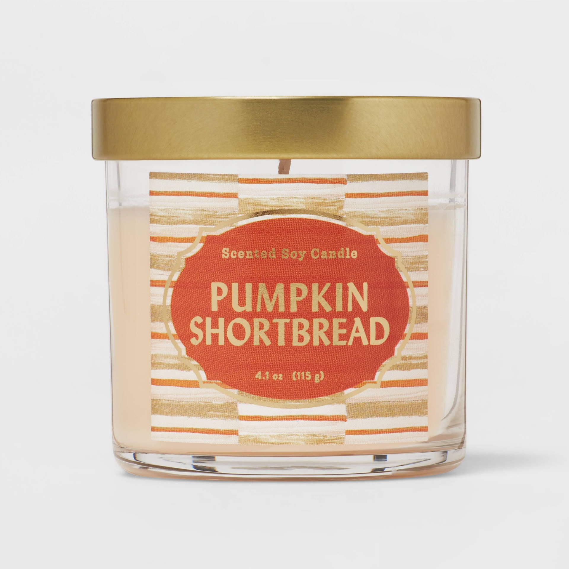 4.1oz Lidded Glass Jar Pumpkin Shortbread Candle Opalhouse 4.1 oz Shipt