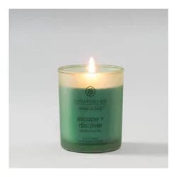 Frosted Glass Escape + Discover Lidded Jar Candle 3.7oz: Soy Blend, Essential Oils - Mind & Body by Chesapeake Bay Candle