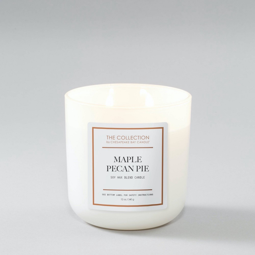 slide 2 of 5, 12oz Glass Jar 2-Wick The Collection Maple Pecan Pie Candle - Chesapeake Bay Candle, 12 oz