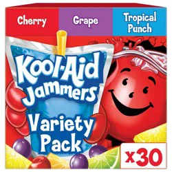 Kool-Aid Jammers Variety Pack Juice Boxes - 30pk/6 fl oz Pouches