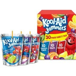 Kool-Aid Jammers Variety Pack Juice Boxes - 30pk/6 fl oz Pouches