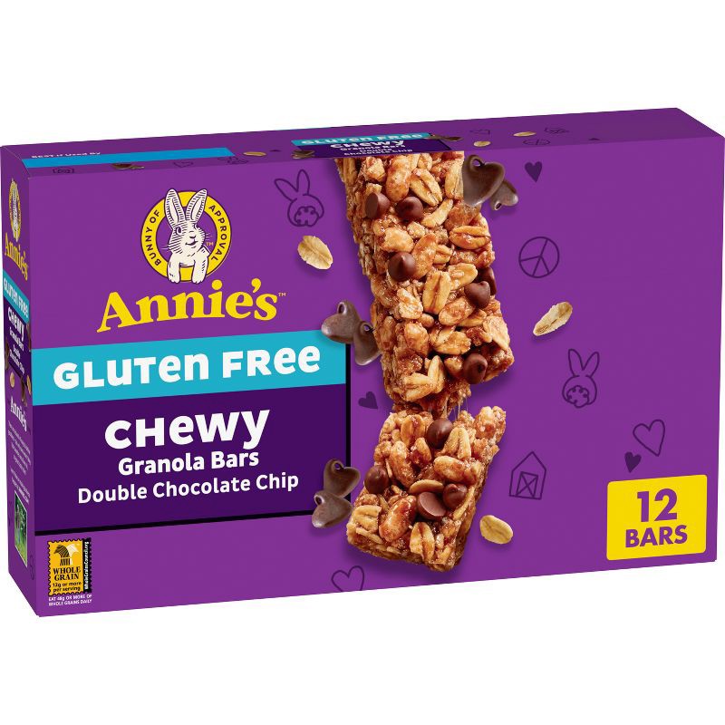 slide 1 of 13, Annie's Organic Gluten Free Double Chocolate Chip Granola Bars Value Pack - 11.7oz, 11.7 oz